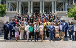 Leaders of Offices of Violence Prevention from across the United States gather at the White House for a historic convening discussing community violence intervention and network collaboration.