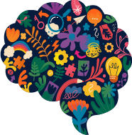 Illustration of a whimsical thought cloud.