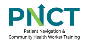 Patient Navigation and Community Health Worker Training Logo