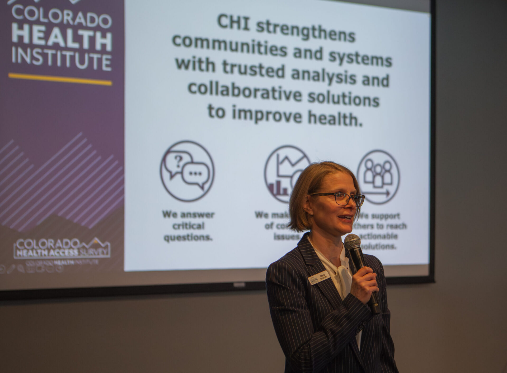 Sara Schmidt, Colorado Health Institute